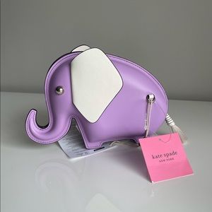 Kate Spade New York Iris Bloom tiny elephant crossbody bag